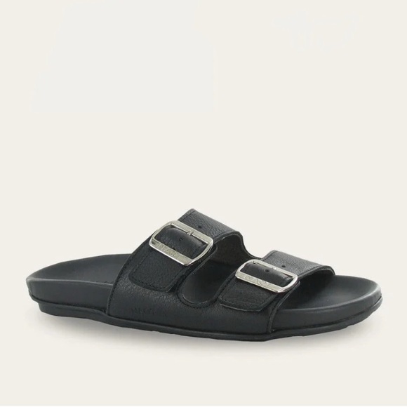 Naot Women's Santo Soft Leather size 40 US 9 black leather slip on slips - Picture 1 of 9